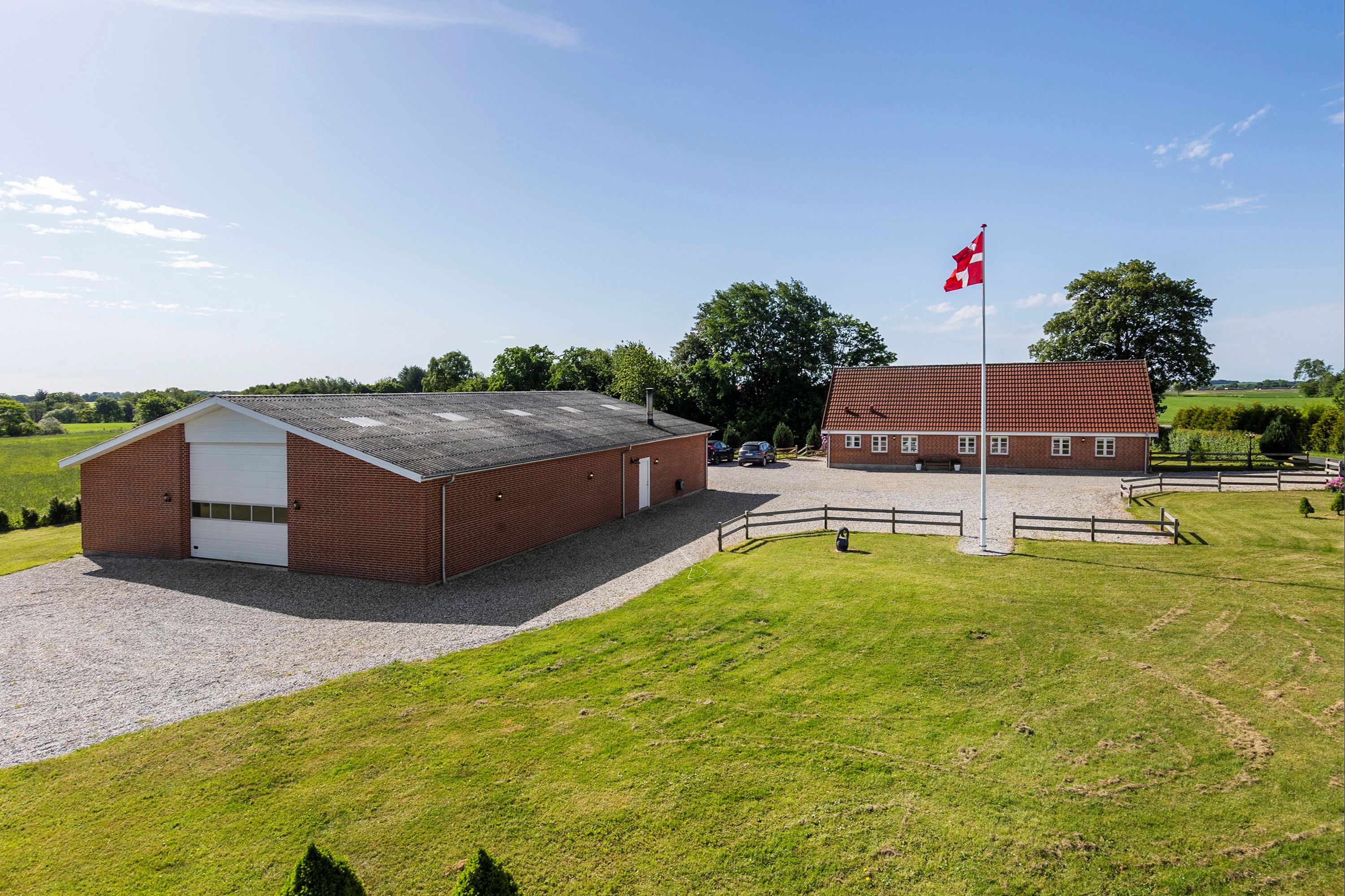 Landejendom på Elhøjvej 58 8471 Sabro.